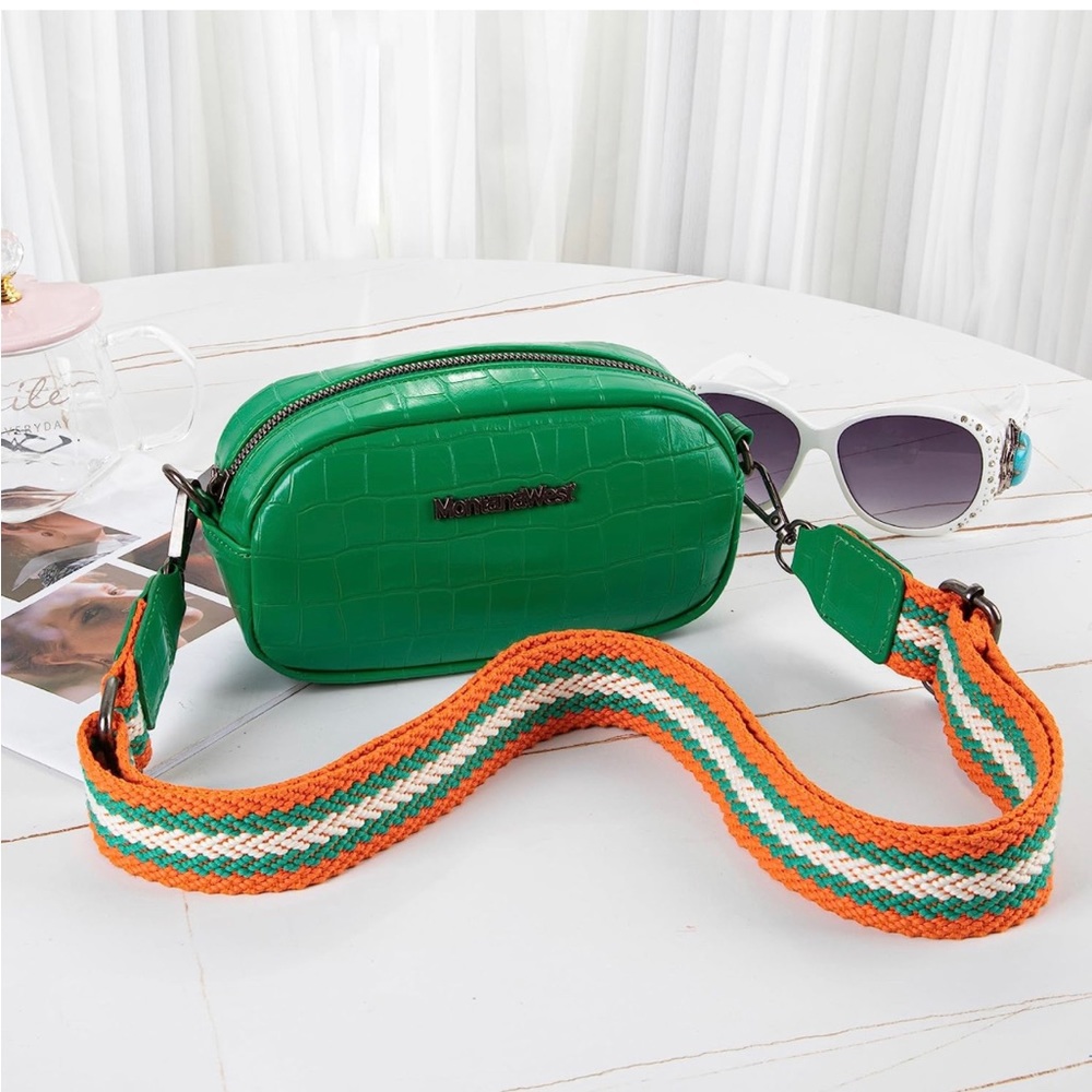 - Let’s get into the summer colors with this beautiful Green Montana Cross body